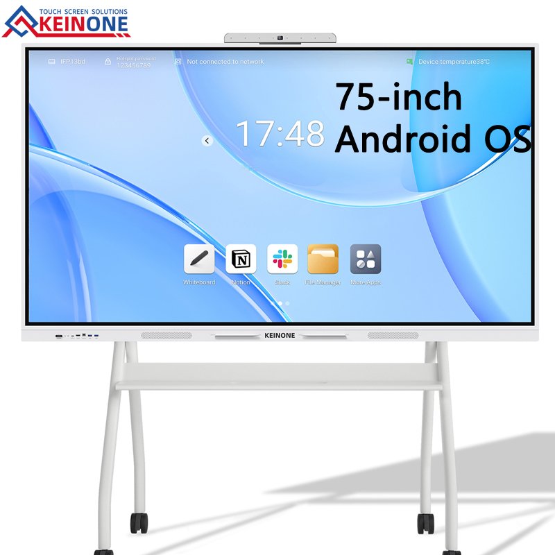 Keinone Smart board 75"inch 4K 8GB+128GB SSD Android OS Touch Points 20 