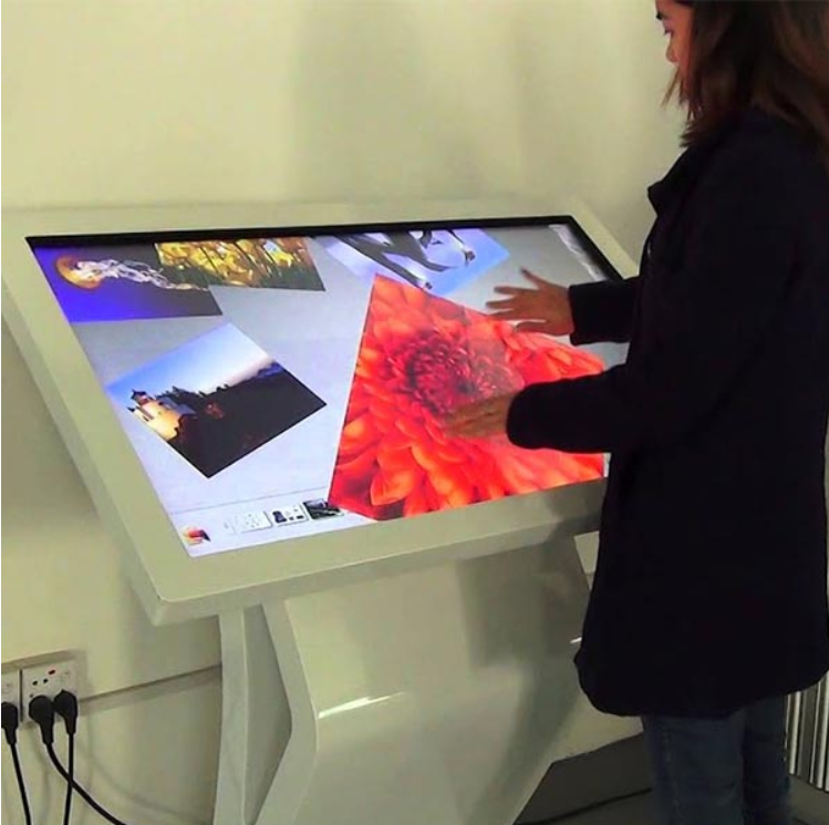 Stand touch screen kiosk