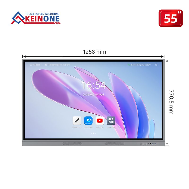 Smart board 55"inch 4K 8GB+128GB SSD Android 14.0 Touch Points 20 